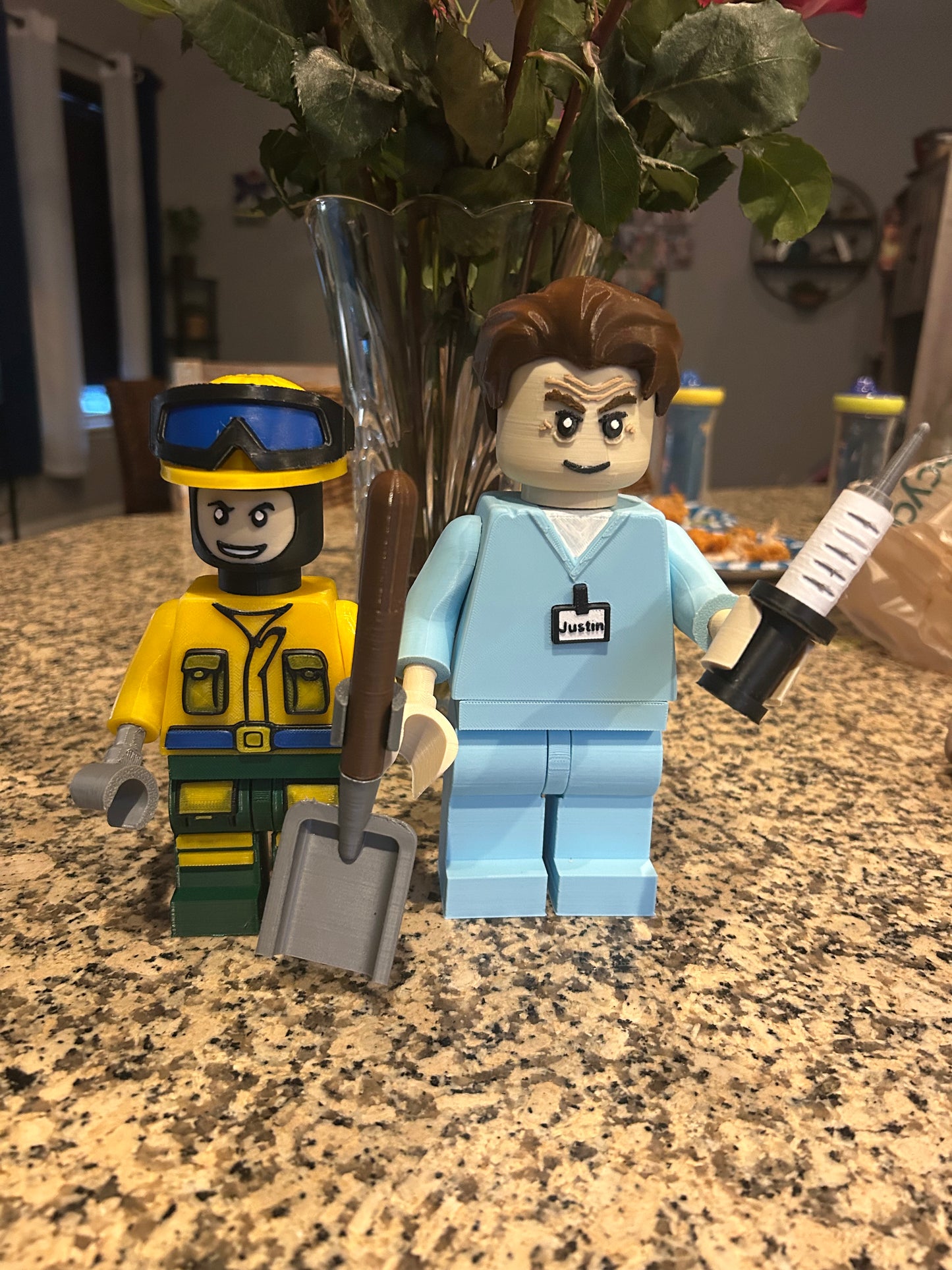 Brick Figures- 8" tall!!