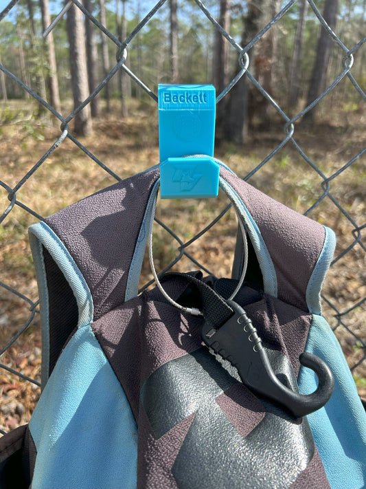 Bag holder for CHAINLINK FENCE